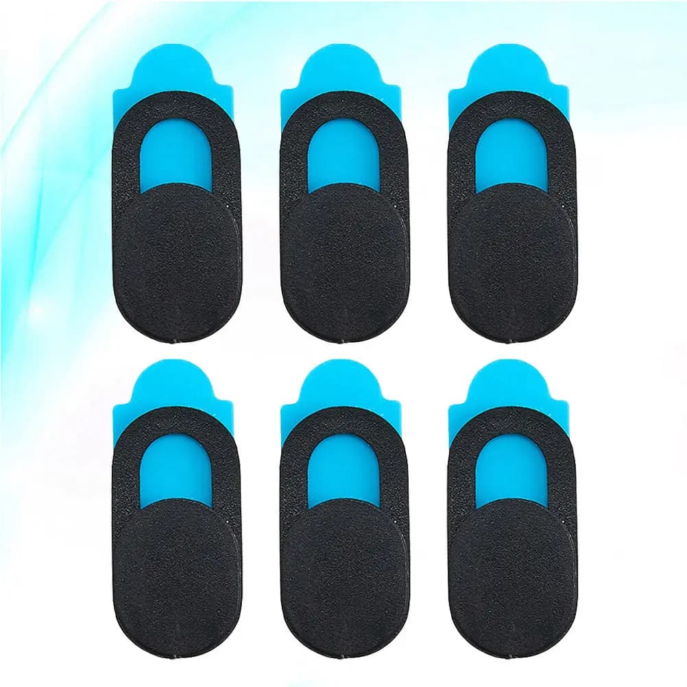 6Pcs Webcam Cover Anti-Peep Privacy Shield for Smartphone Laptop Desktop Computer Web Camera Secure Webcam Cover
