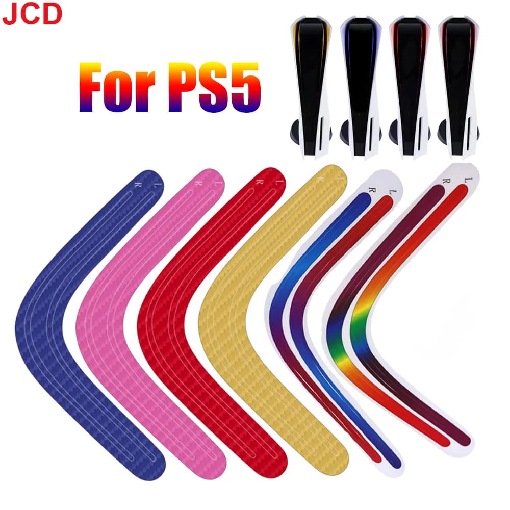 JCD 1 set Per PS5 Host Light Bar Arcobaleno Gradiente Adesivo Decalcomanie Autoadesive LED Lightbar Per PS5 Console di Gioco Accessori