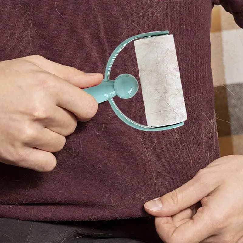 Rullo per pelucchi per peli di animali domestici Depilazione di animali domestici Rullo appiccicoso Dormitorio Casa Tappeto da viaggio Divano letto Uso Strumento per lavanderia Riutilizzabile per