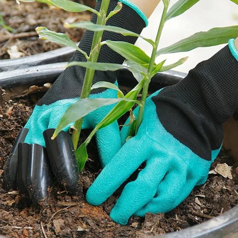 3 paia di guanti da giardinaggio traspiranti e impermeabili, guanti protettivi per la casa, resistenti alle punture e antiscivolo