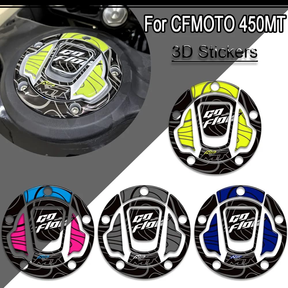 Decalcomanie 2023 2024 2025 Per CFMOTO 450MT 450 MT Adventure Bike CF MOTO Protezione Rilievo del Carro Armato Manopole Kit Ginocchio Carena Parafango adesivi