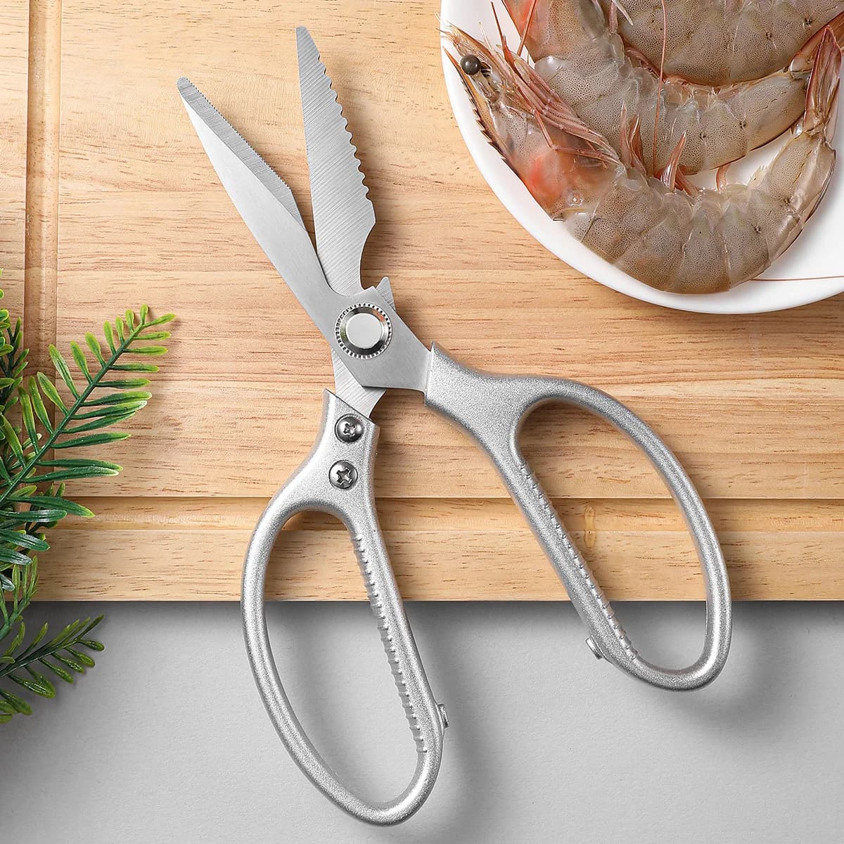 Forbici da cucina affilate in acciaio inossidabile Forbici da cucina multifunzionali per uso domestico per ossa di pollo