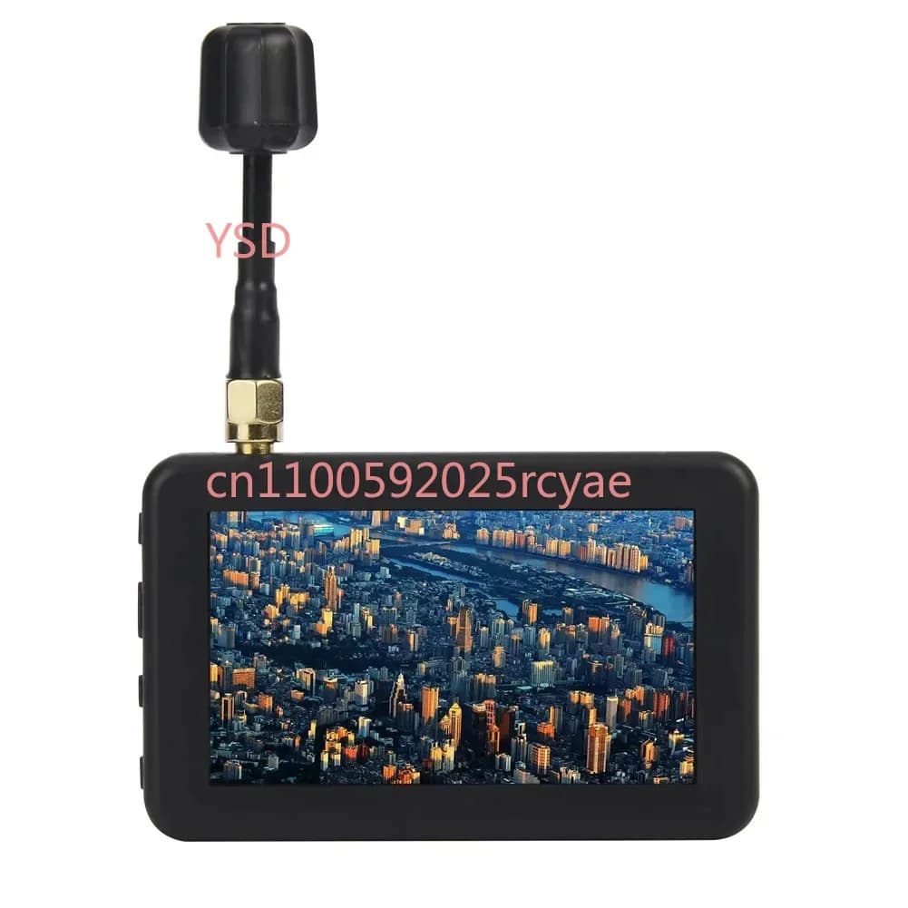 Mini Schermo LCD Portatile 5.8G 40CH 3 Pollici 480x320mm con Batteria Integrata per Accessori Drone RC