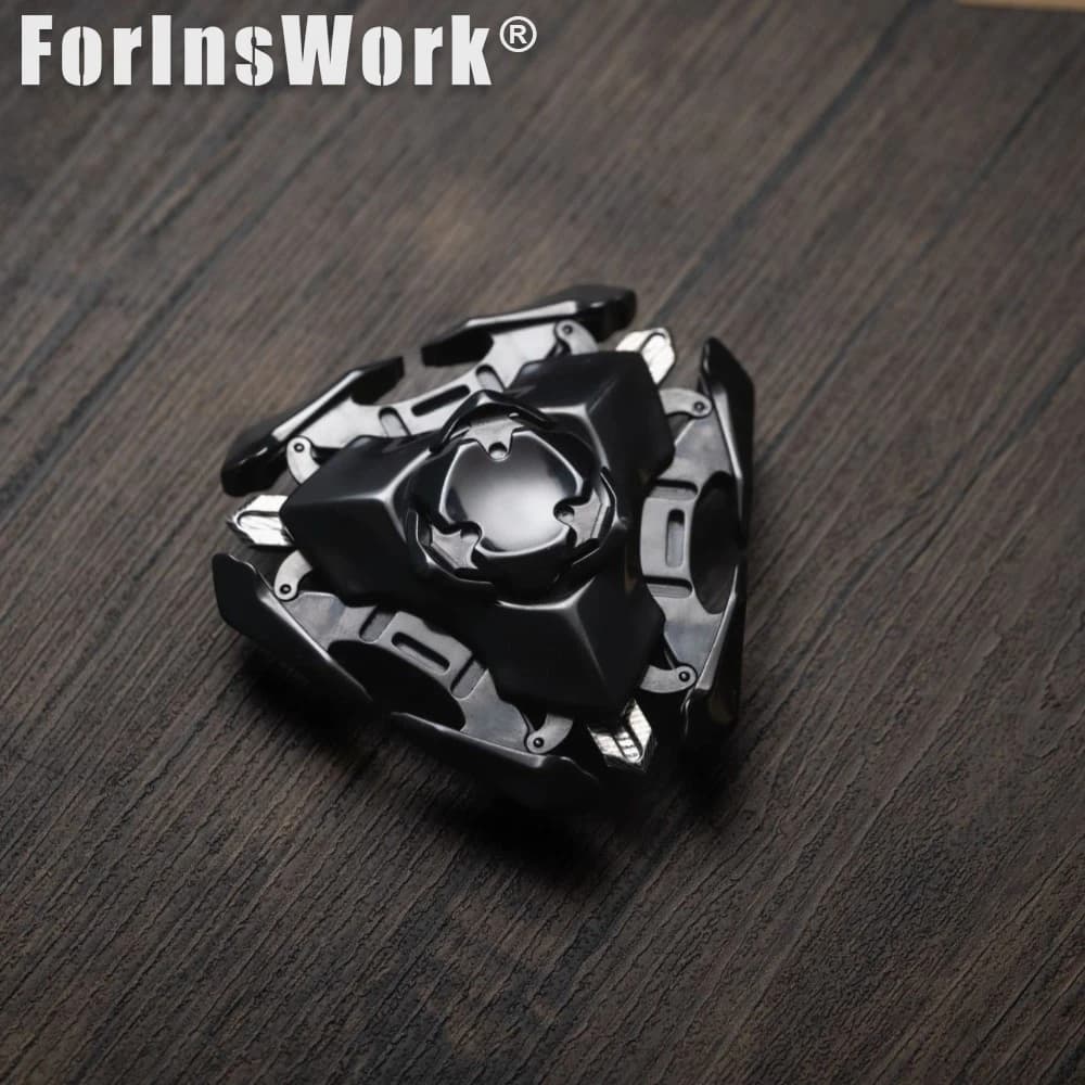 Freak Mech Studio Blade Spinner Zirconio lucido Fidget Spinner Giocattolo antistress Giocattolo Fidget in metallo Trottola