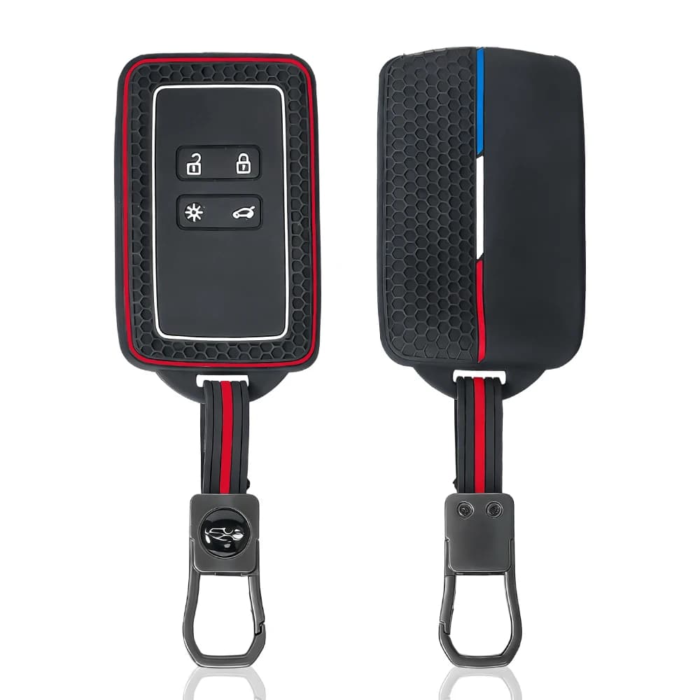 New Style Silicone Car Card Key Case Cover Fob for Renault Espace 5 Kadjar Koleos Captur Megane 4 Talisman Arkana Dacia Sandero