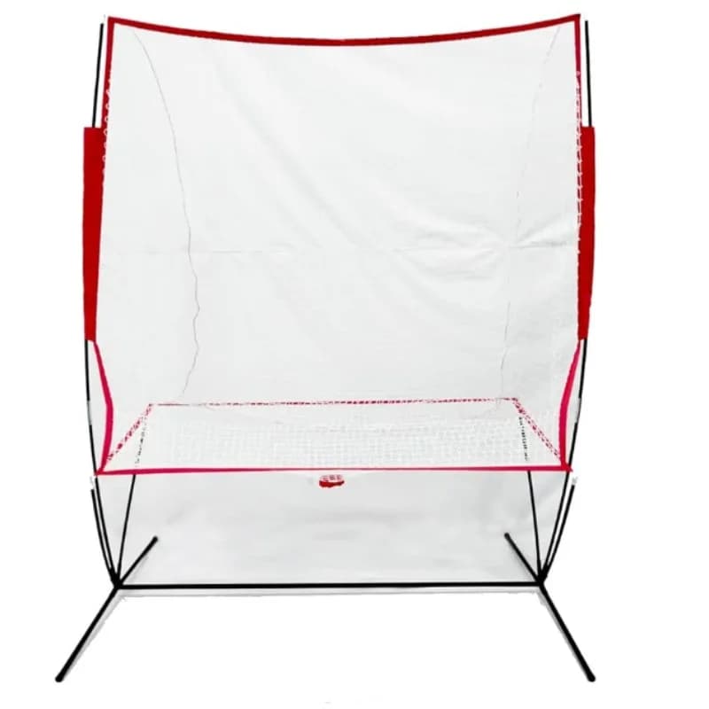 Allenatore da tennis Macchina da lancio per palline da tennis Set rete pratica singola Set rete ricevente per palline