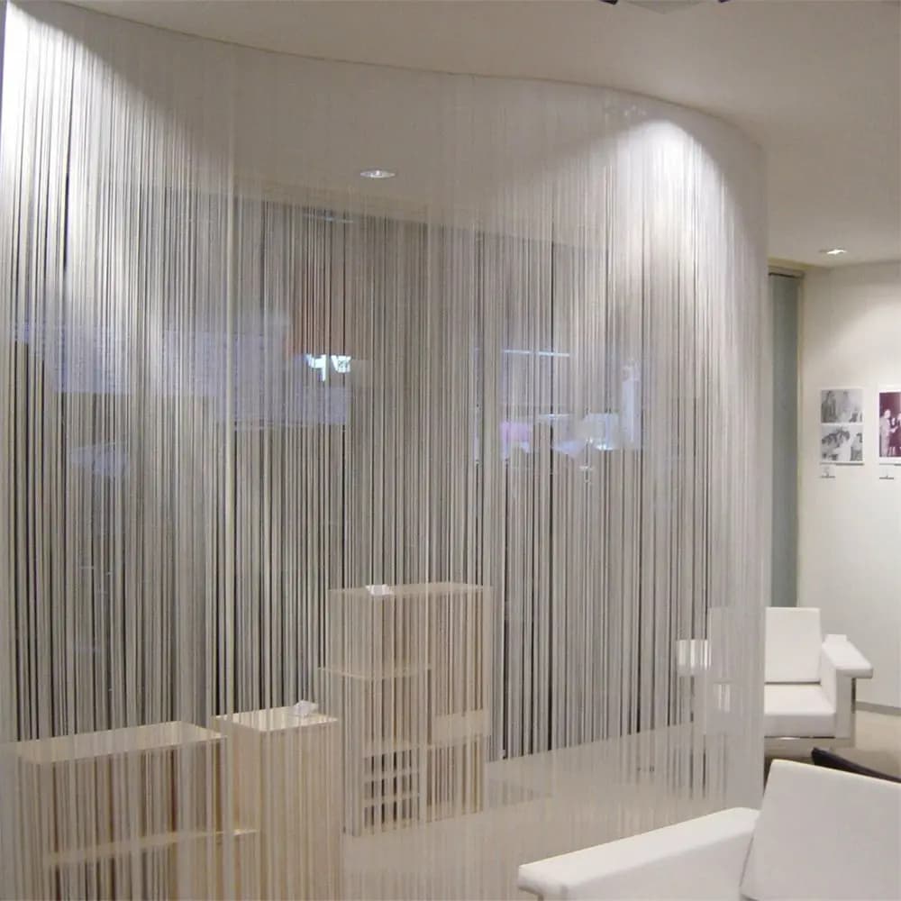 2M * 1M String Room Divider Net Pannelli per tende Porta Fly Screen Appeso Tende con perline Divisorio Netto