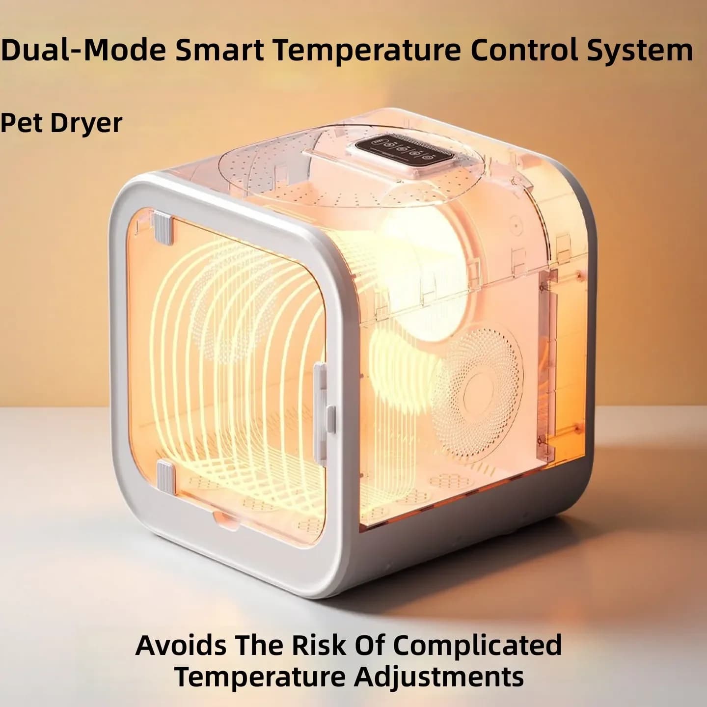 for Pet Dryer Box Automatic Smart Home Use Large Capacity Cat Dog Hair Drying Machine Low Noise Pet Dryer