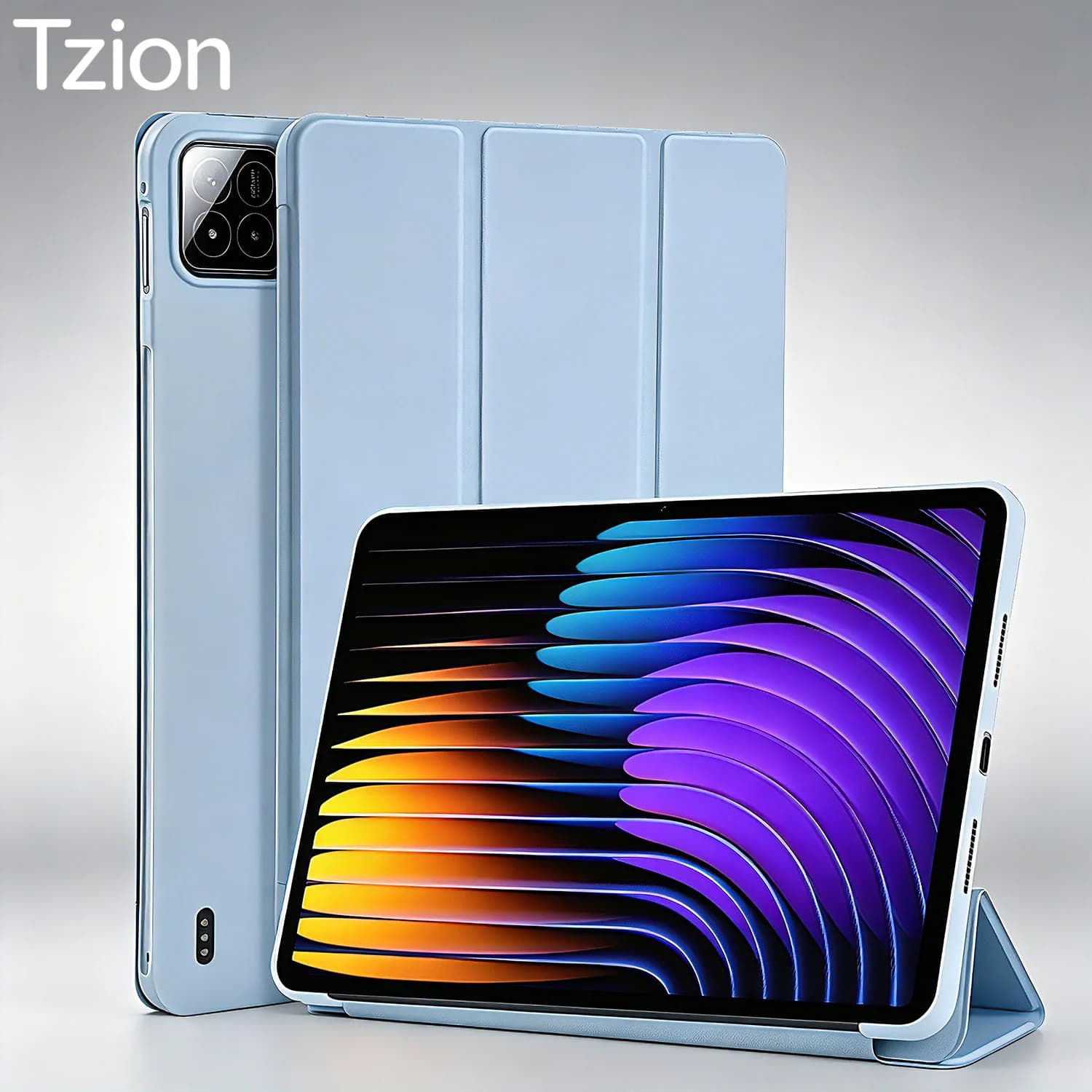 Custodia per Tablet Xiaomi Pad 7/7 Pro (11.2 pollici, 2024), per Xiaomi Pad 8/8 Pro (11.2 pollici, 2025) con Supporto Pieghevole a Tre Ante e Smart Cover