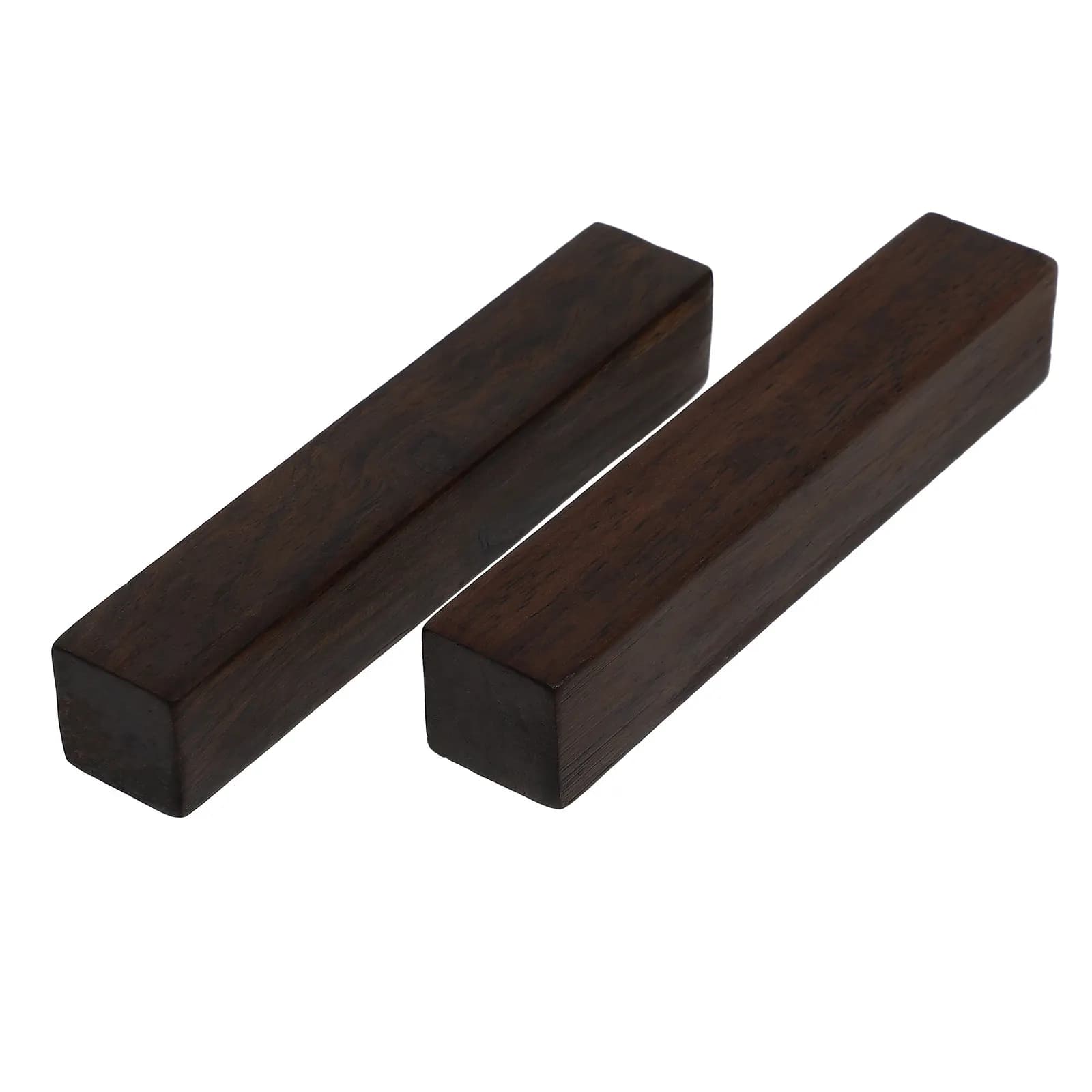 2Pcs Premium Wood Paperweight Set Smooth Craftsmanship Fade Resistant Desktop Decor for Calligraphy Painting Home Office Use