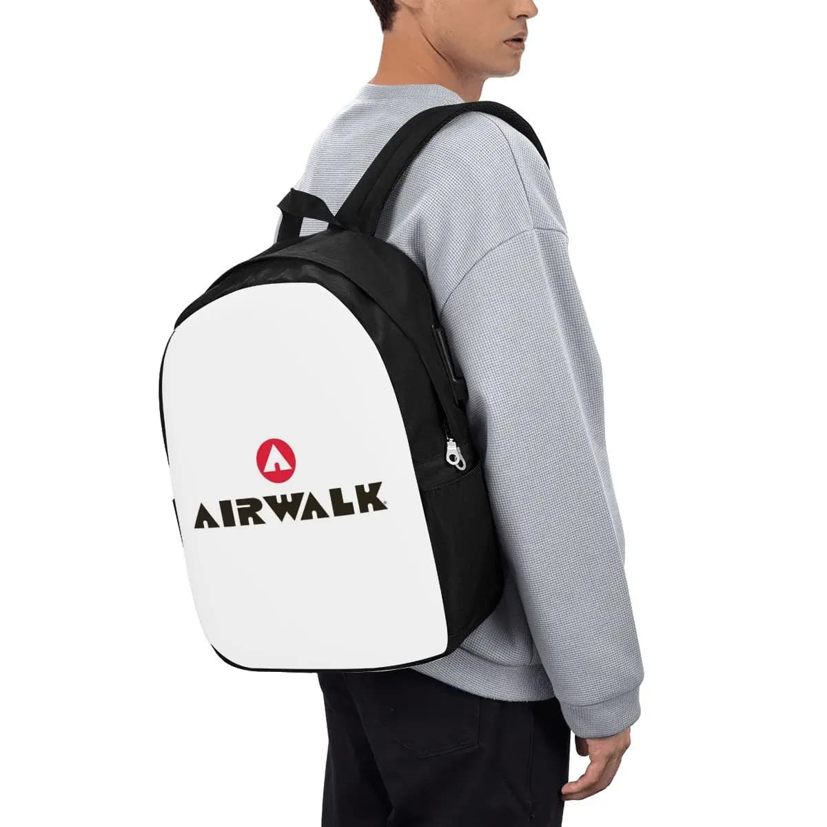 Zaino Airwalk in stile Old School Tattoo, borsa da viaggio per notebook, borsa per computer, borsa da scuola per studenti universitari, borse a tracolla per laptop