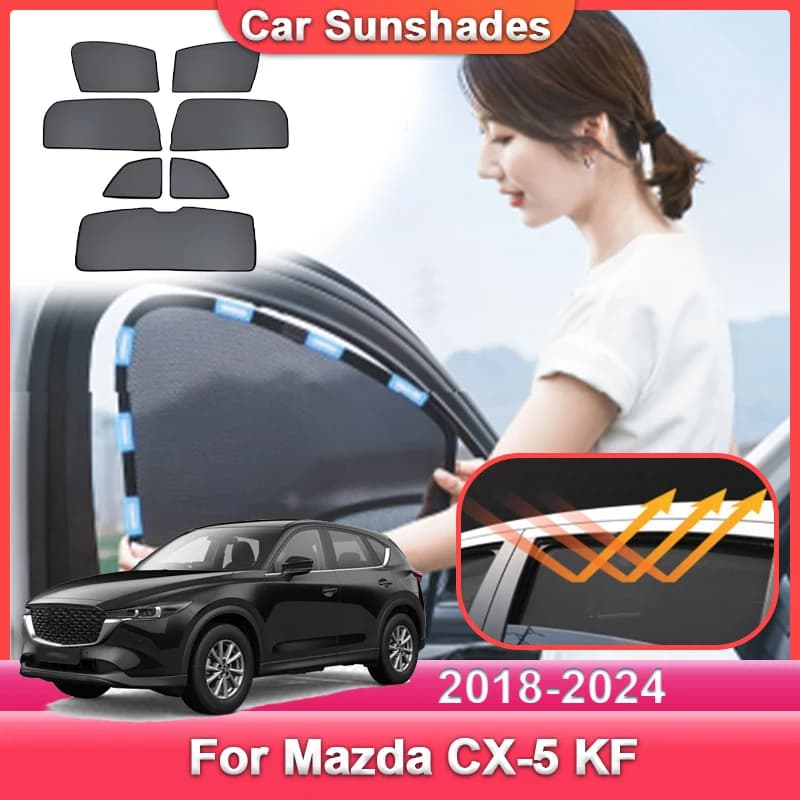 Finestra di Automobile Visiera di Sole Per Mazda CX-5 KF MK2 2018 ~ 2024 2020 2021 2022 Maglia Parasole Scudo Parabrezza Tenda Accessori Auto