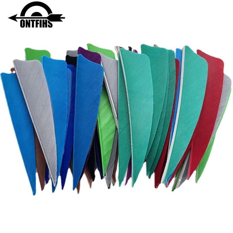 50PCS 3 Inch Shield Archery Arrow Turkey Feathers Fletching Right Wing For Hunting Accessories