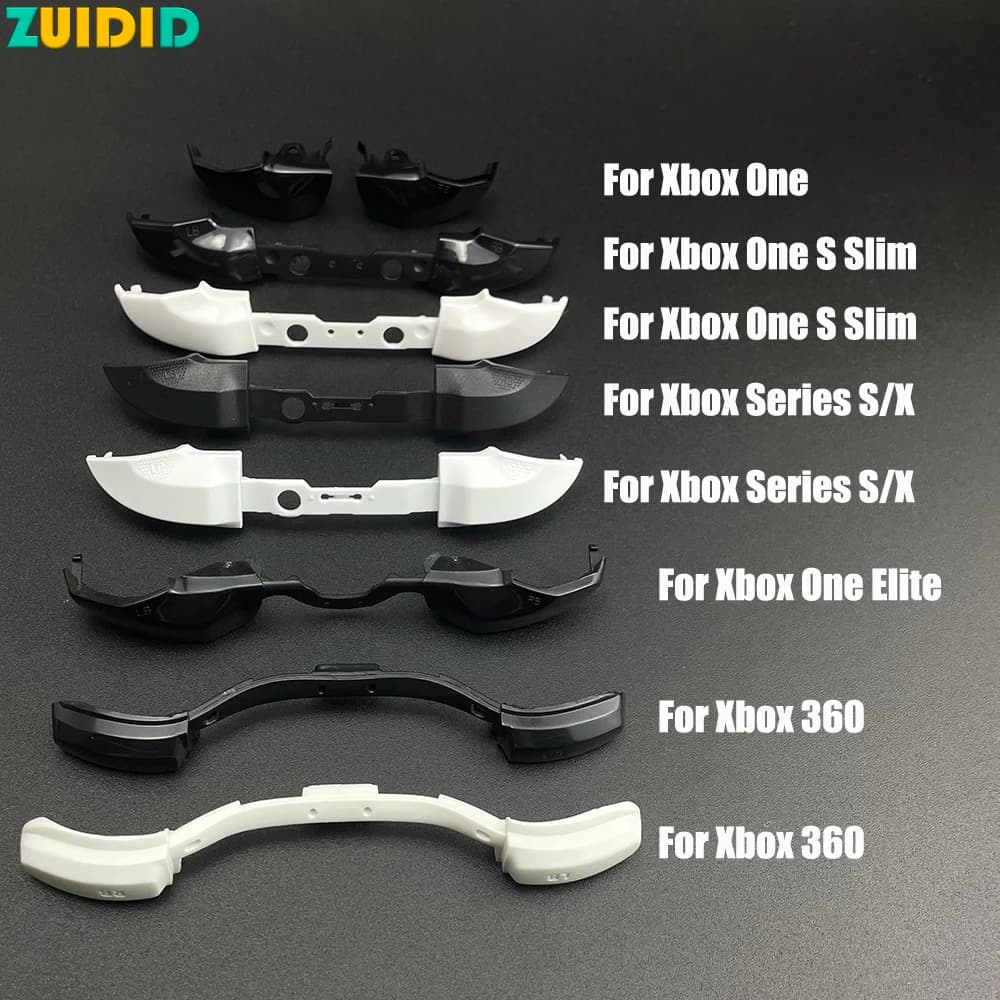 1Pc RB LB Trigger Bumper Button For Xbox One Elite 2 Slim Xbox Series XS Gamepad Controller L1 R1 L2 R2 Key Black Accessories