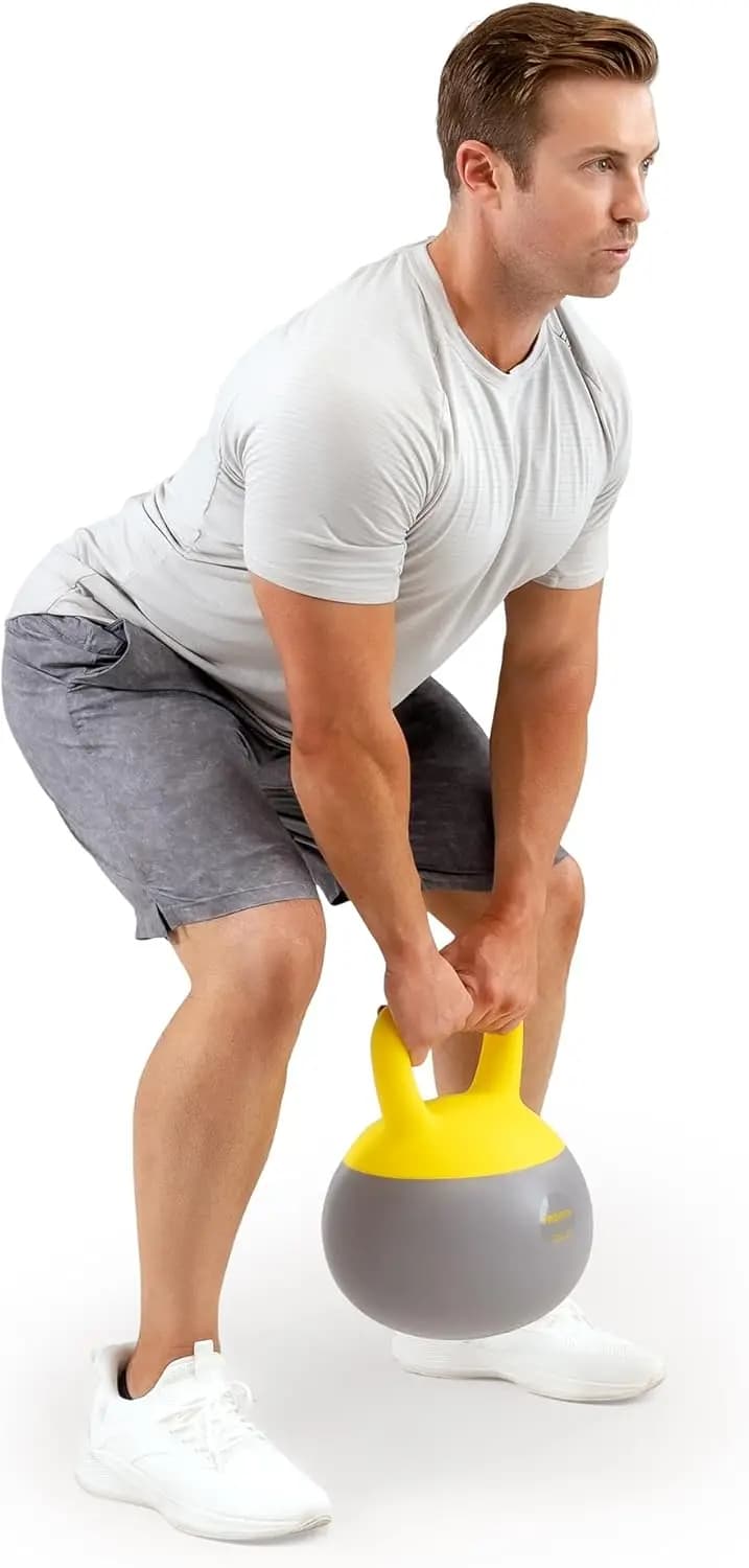 Kettlebell Soft 8 to 32 pounds with Iron Sand, Non-slip Handle for Fitness and Home Training