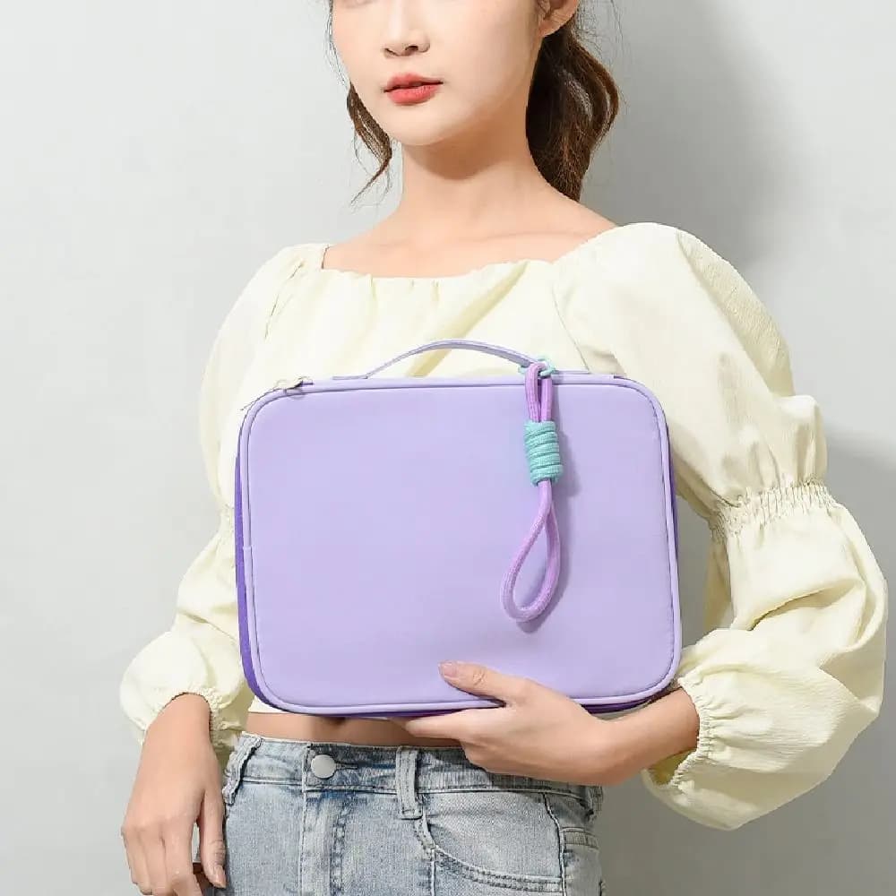 Borsa per laptop Morandi, borsa portatile elegante per computer, leggera, multifunzionale, custodia protettiva per notebook, per la scuola