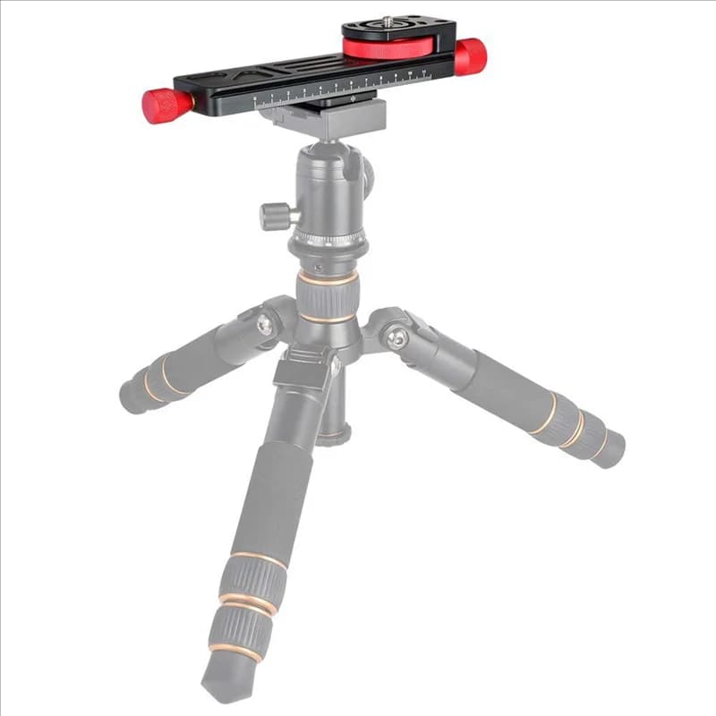 FULL-3X All Metal Wormdrive Macro Rail Messa a fuoco fine Compatibile con morsetto a leva Arca / Rrs
