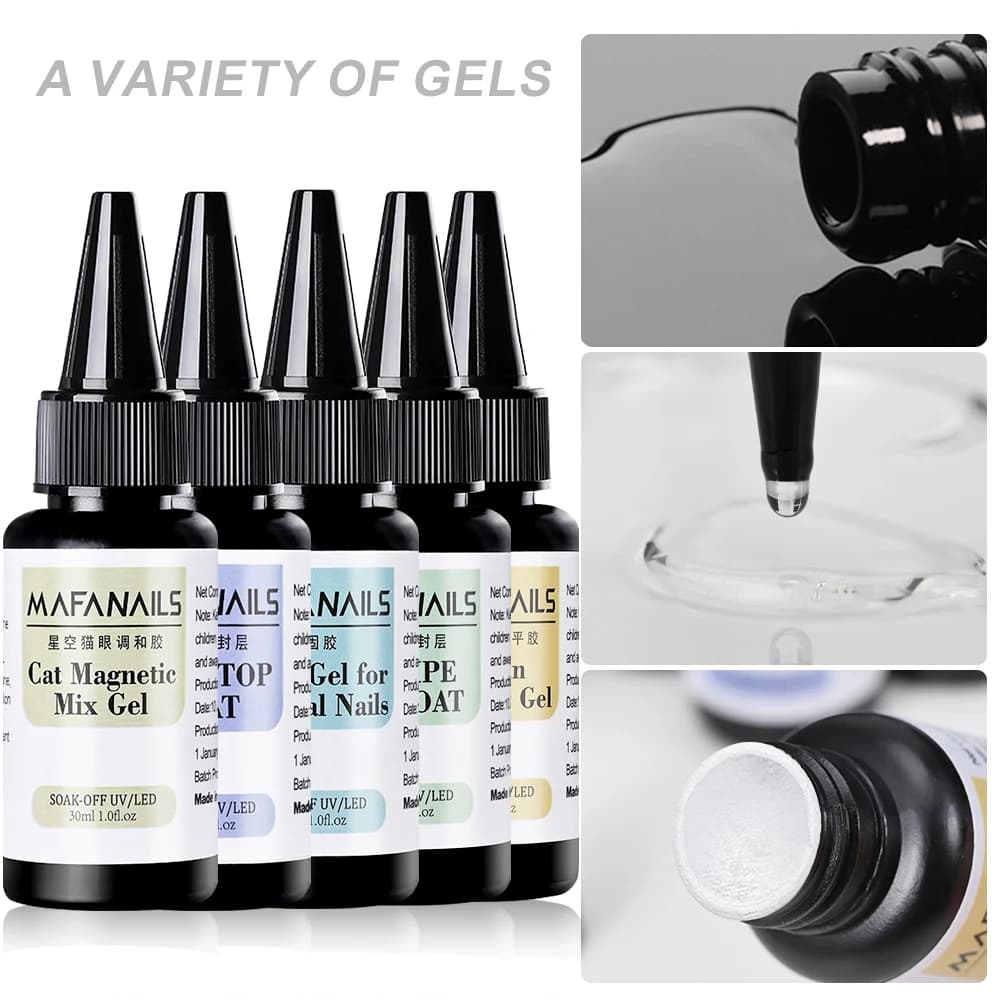 30ML Gatto Magnetico Mix Gel Glitter Per Unghie Effetto Camaleonte Cat Eye Maget Gel di Miscelazione Unghie Artistiche Soak Off UV/Led Gel Manicure Vernice