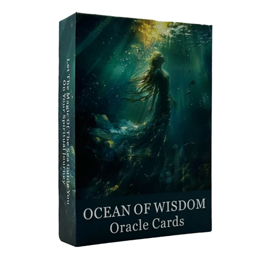 Ocean of Wisdom Oracle Cards, tarocchi di grandi dimensioni, Fortune Telling Toys 46-giochi di carte