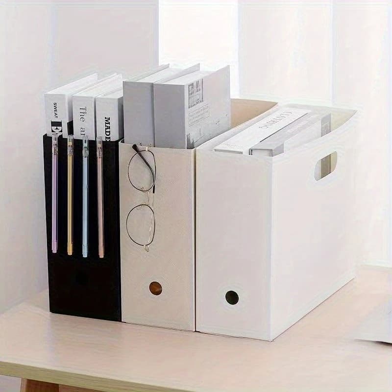Plastic storage box for 1 piece album paper, folding file folder 32 * 11 * 24,5 cm, suitable for crafts