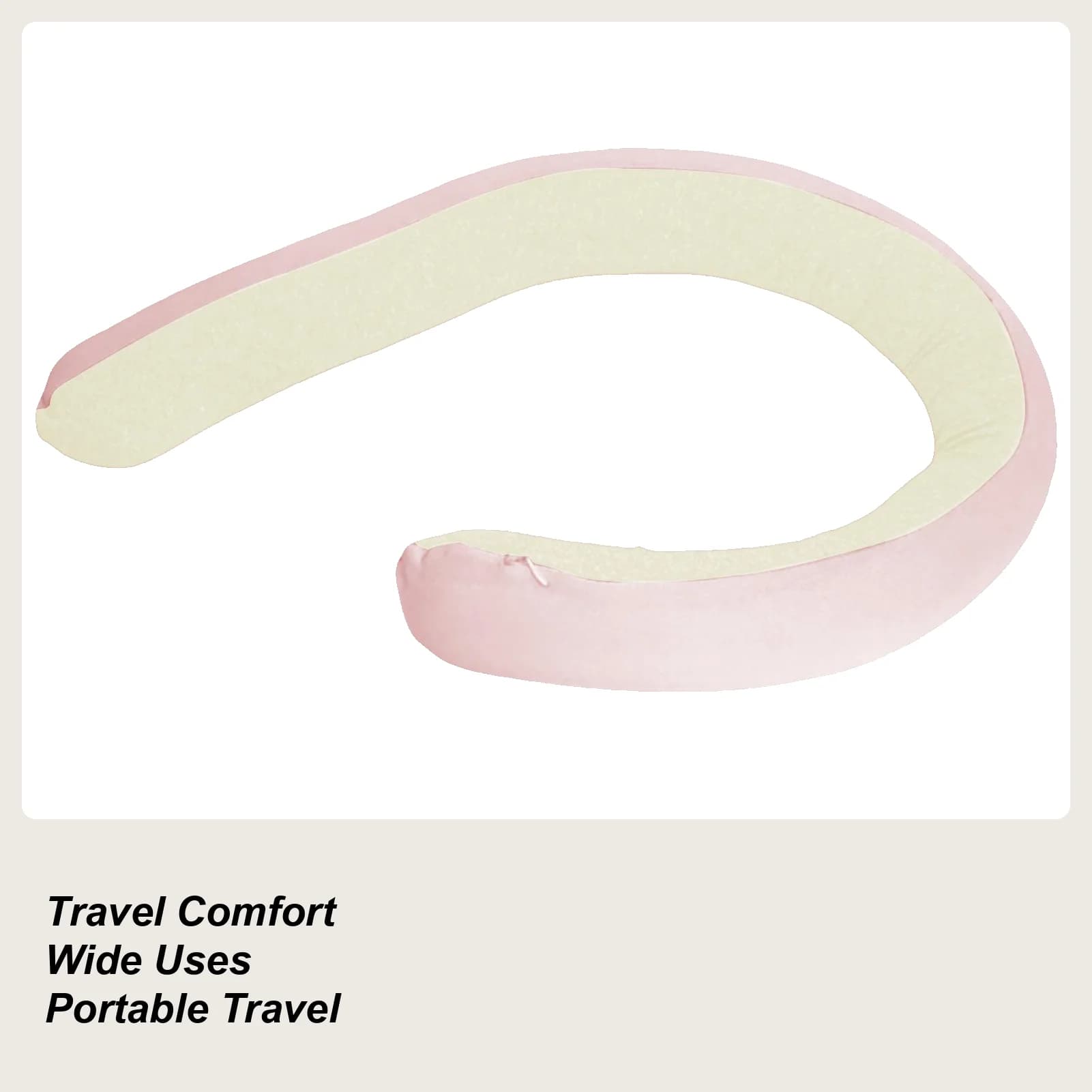 Cuscino da viaggio in memory foam Sciarpa avvolgente a spirale flessibile Cuscini da viaggio lavabili per aeroplani per viaggi in auto in ufficio a casa