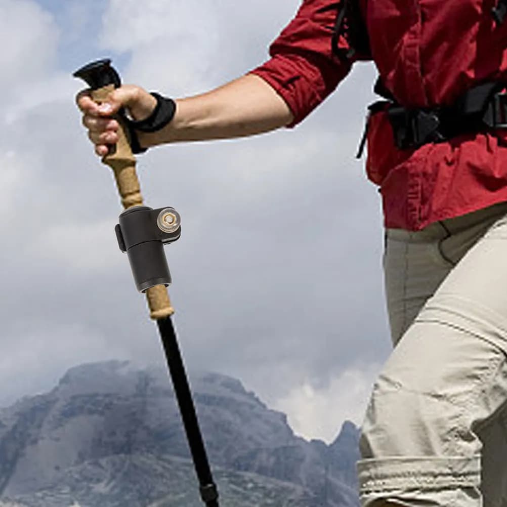 Outdoor Blocking Buckle in Rubber for Trekking Stick, Compatible with 18 Tube Sticks, Fixing Clip for Climbing Sticks