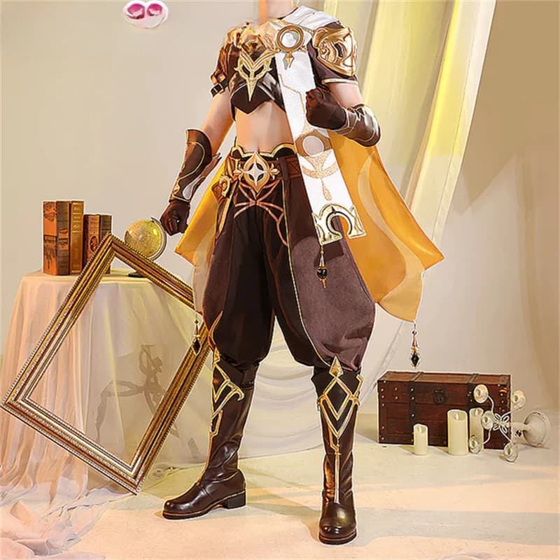 Traveler Aether Cosplay Game Genshin Impact