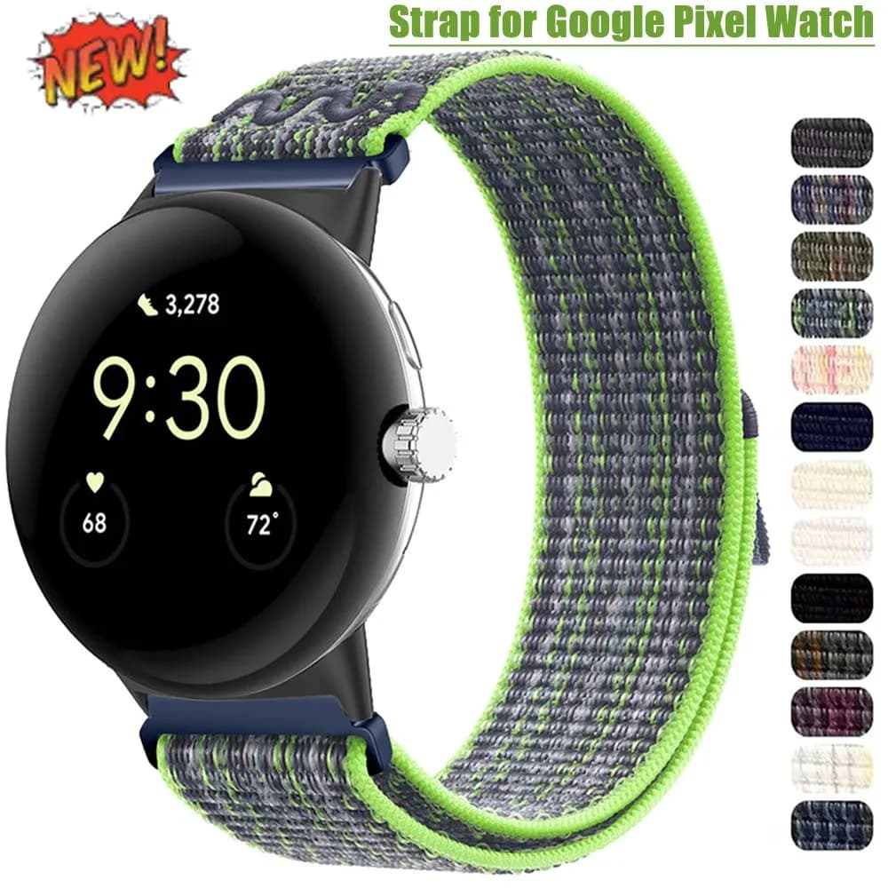 NUOVO cinturino in tessuto per Google Pixel Watch3/2/1 cinturino in nylon 41mm Google Smart Watch 3 45MM cinturino per orologio sportivo accessori sostituiti