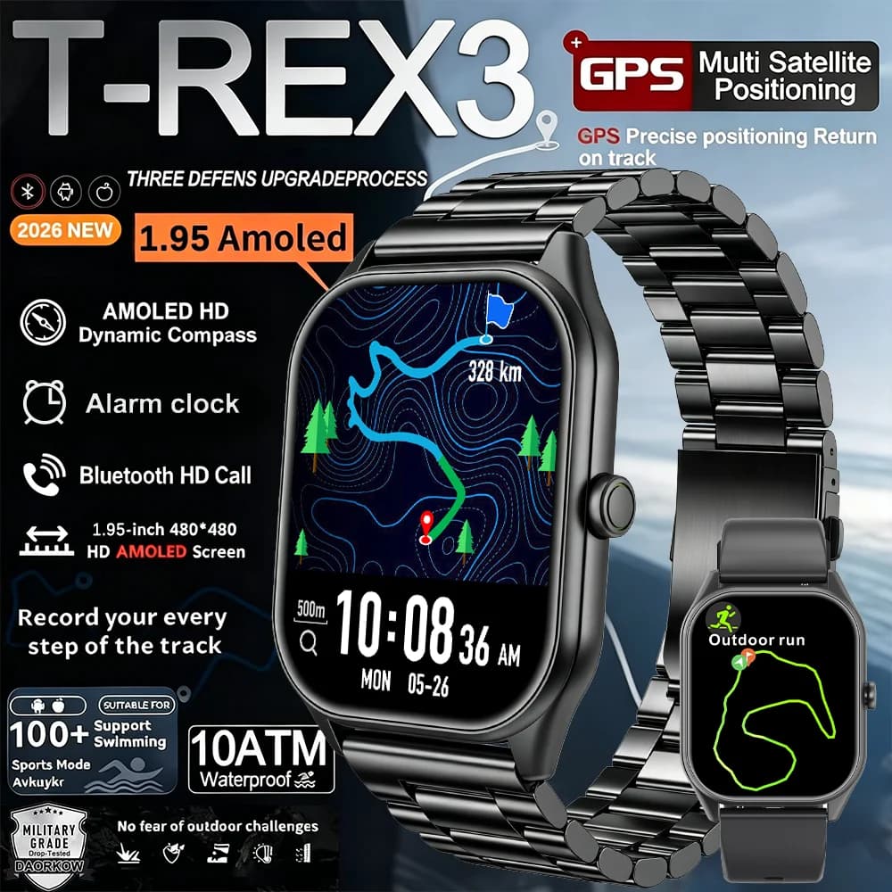 DAORKOW 2026 Smartwatch Women Men Ladies Gift Sport Fitness Men Watches Heart Rate Monitor Waterproof Smartwatch For Android IOS