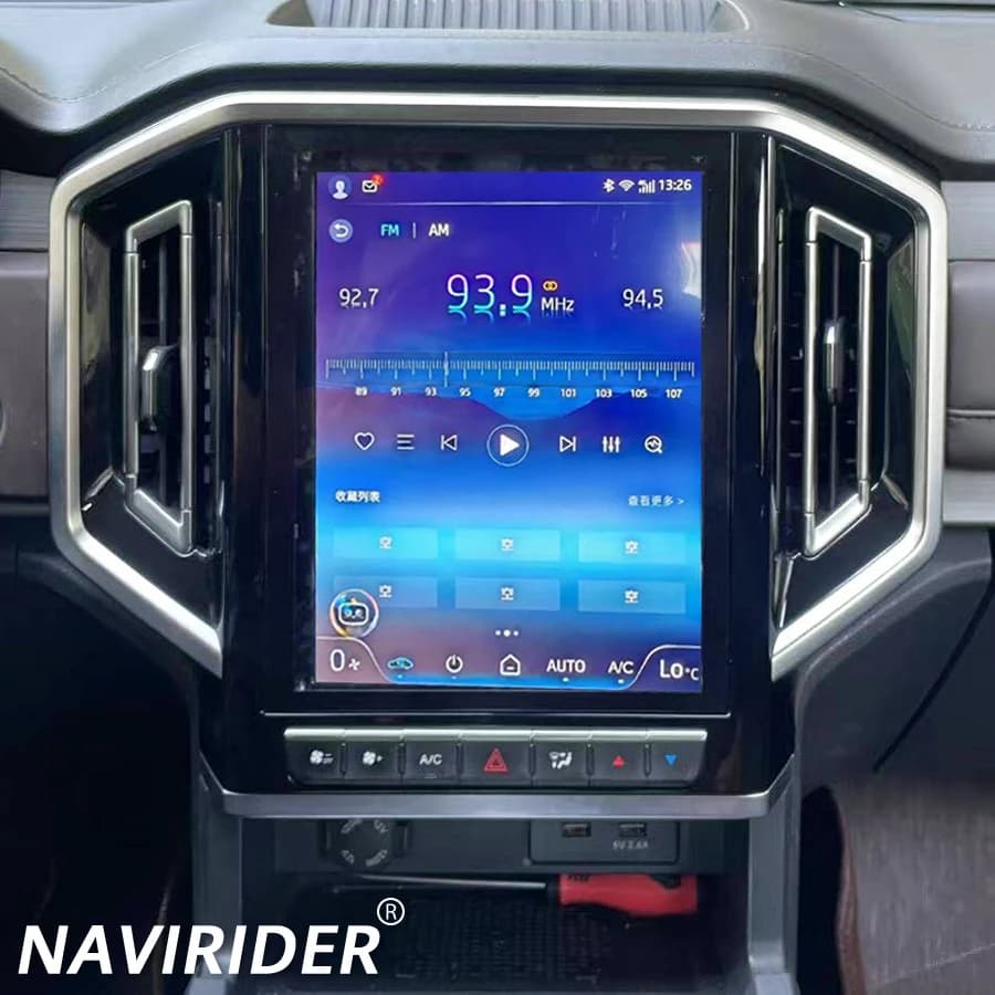 Navigazione da 10.4 pollici per JAC T9 Jianghuai Hantu 2024 Schermo Android Bluetooth Stereo Lettore video multimediale GPS per auto Carplay Auto