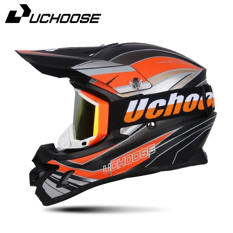 Caschi da uomo per donna adulta Motocross Kask Cross Downhill Soporte Casco Casco Off Road Casco da corsa Moto classica Enduro Rally