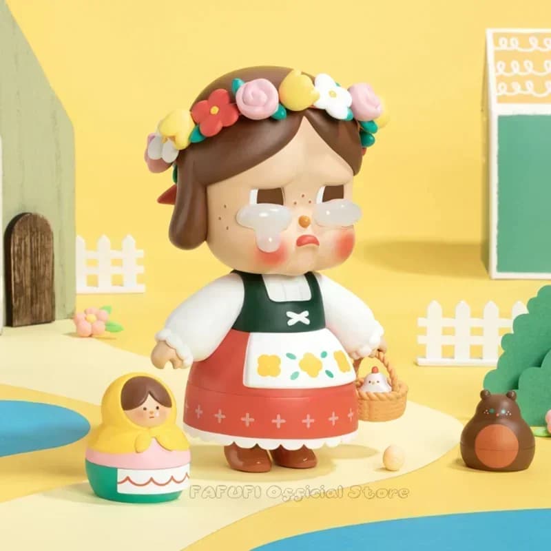 POP MART CRYBABY 'My Russian Series' Action Figure Anime Kawaii in Scatola Misteriosa, Bambole Sorpresa per Ragazze