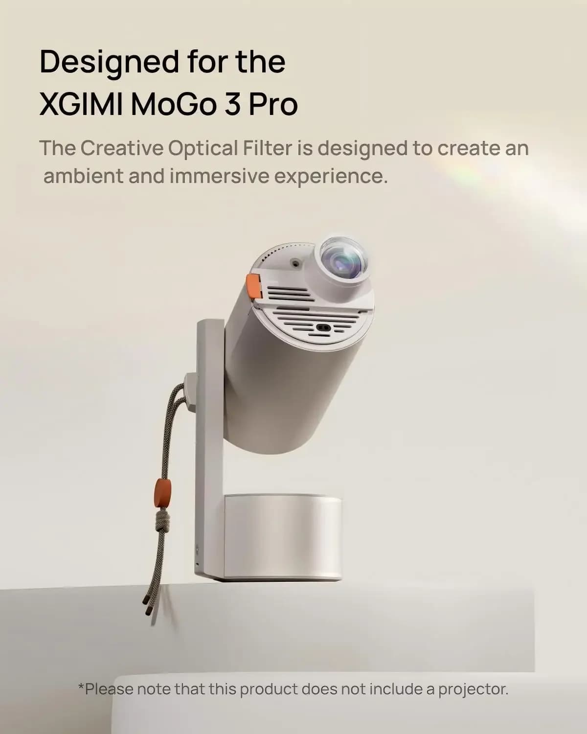 Progettato appositamente per il proiettore con lente d'ingrandimento per schermi di grandi dimensioni XGIMI Play 5, con filtri creativi originali e lente trasparente.