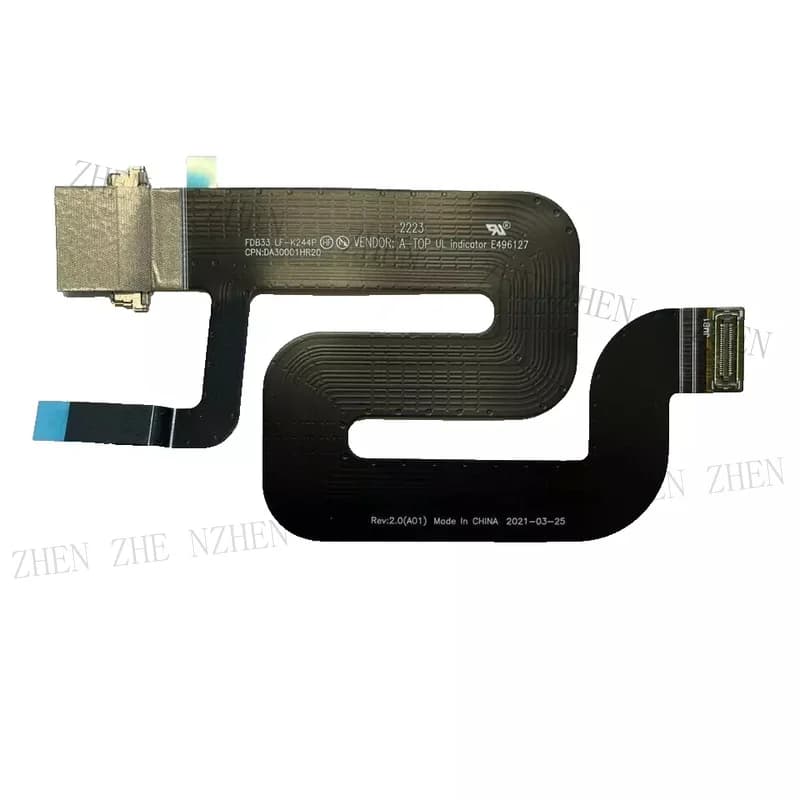 S Original R86FC For Dell Latitude 7320 Detachable Tablet LCD Webcam Ribbon Cable