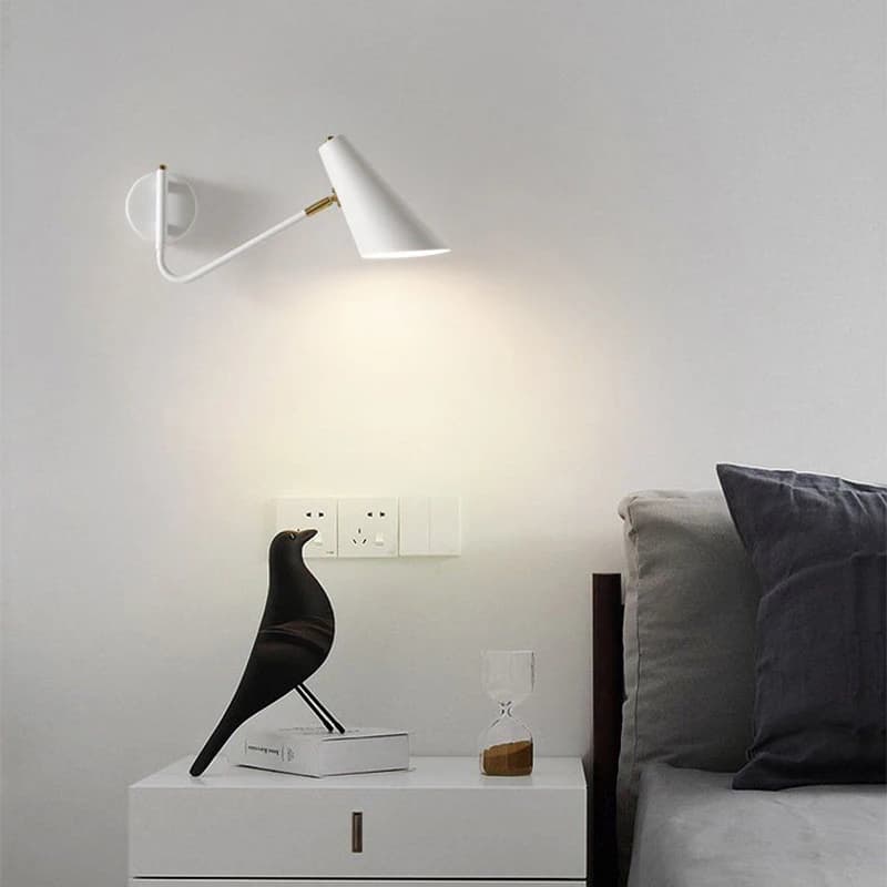 Lampada da parete per interni a LED Lampada da comodino per camera da letto nordica Soggiorno di lusso TV Sfondo Muro Decorazione domestica moderna Illuminazione da parete