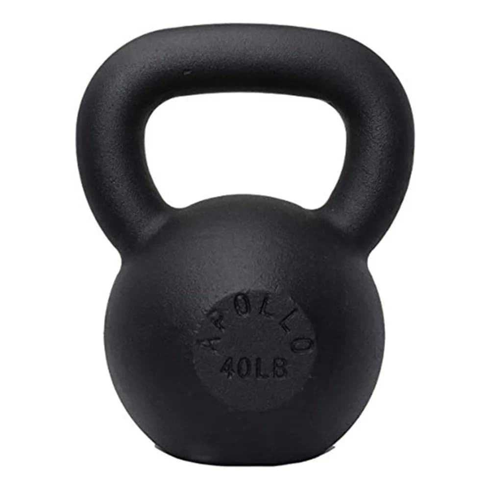 40LBS Solid Cast Iron Kettlebells Ideal for Strength Training, Building Muscles