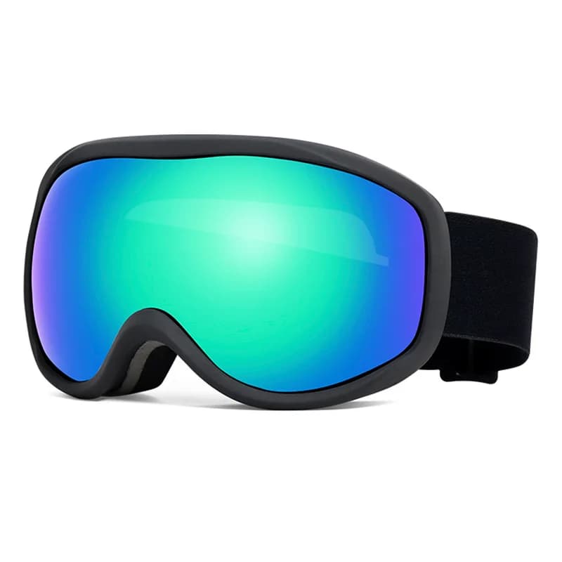 High-definition Anti-fog Vacuum-coated Ski Goggles Featuring Dual-layer UV-blocking Lenses for Skiing Skydiving and Paragliding