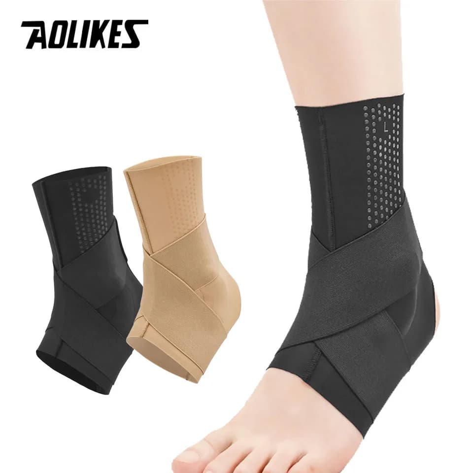 AOLIKES 1 pz cavigliera supporto per caviglia a compressione regolabile per caviglie slogate supporto forte e supporto per caviglia traspirante