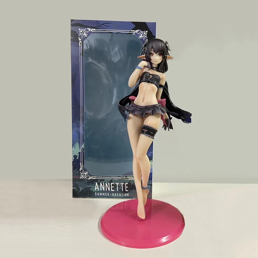 24 cm Little Devil Annette Action Figure 18+ Stile Costume da bagno Bella ragazza Modello in PVC Giocattoli Desktop Collezione Gk Regali ornamentali