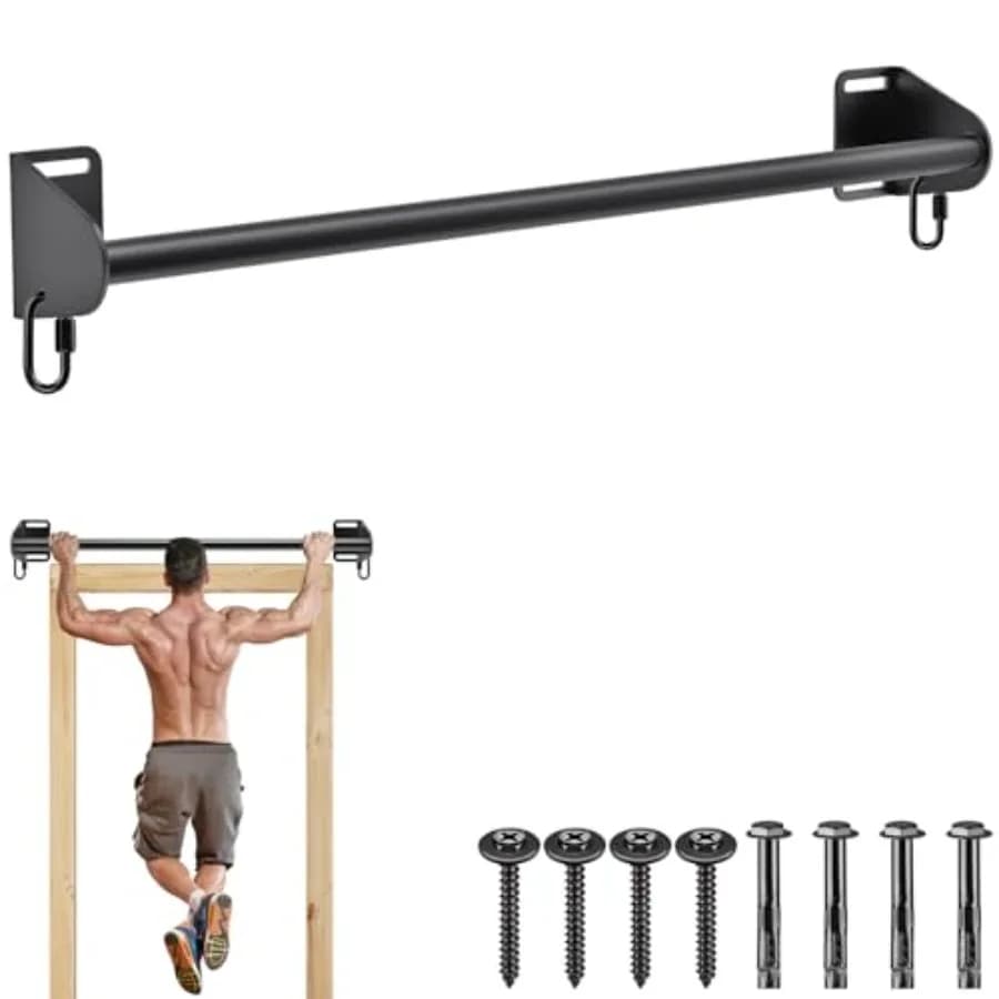 Wall mounted traction bar Heavy duty traction bar for door Multifunctional equipment for home gym workout with resistance