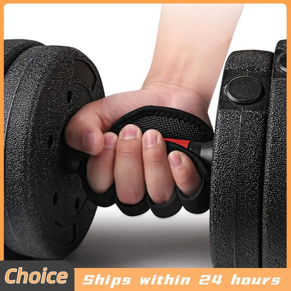 Anti-slip Powerlifting Gloves for Horizontal Bar, Pesi Lift Gloves with Palm Skin Protection, Weight Lifting Gloves