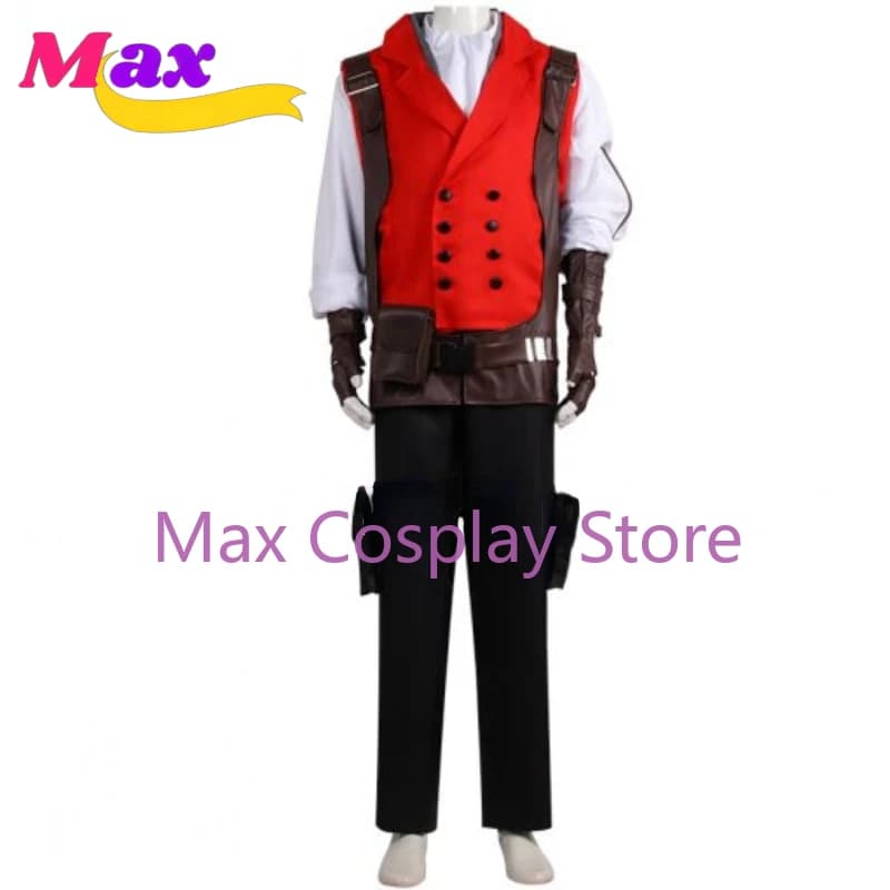 Max Cos Gioco Dissidia Vaan Sky Pirat Costume Cosplay Festa di Halloween Realizzato su misura di qualsiasi dimensione