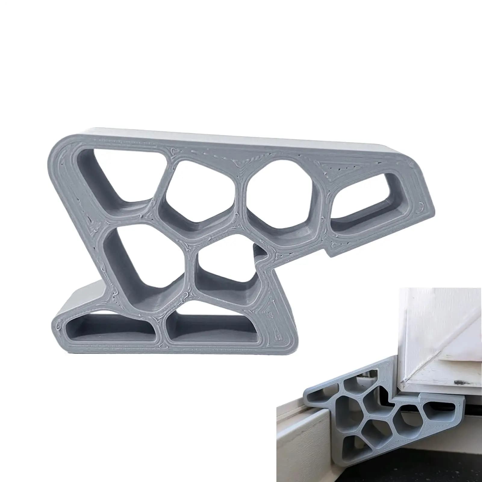 ABS Door Stopper Non-Slip Balcony Window Door Wedge Anti-Slip Door Stopper-Suitable For Indoor Use