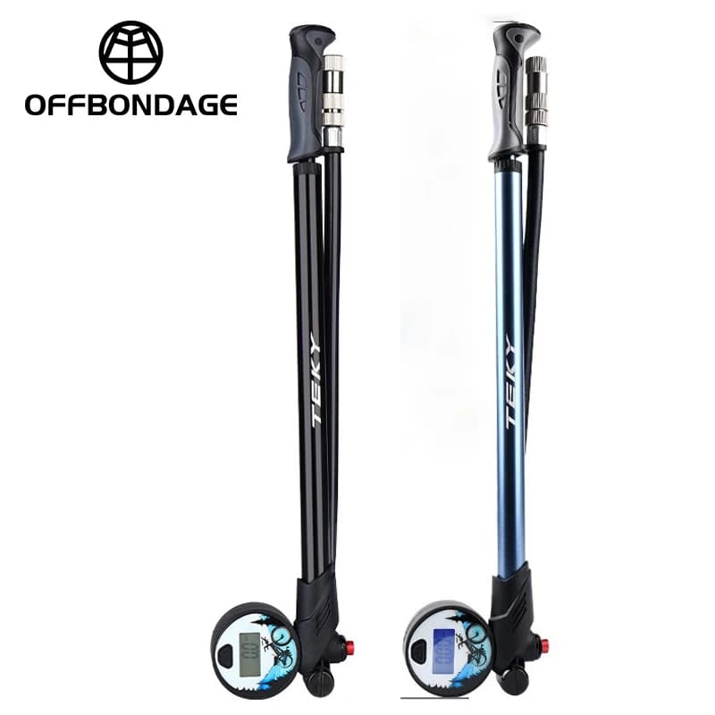 Pompa d'aria portatile OFFBONDAGE ad alta pressione da 300 psi con manometro per forcella e ammortizzatore posteriore MTB