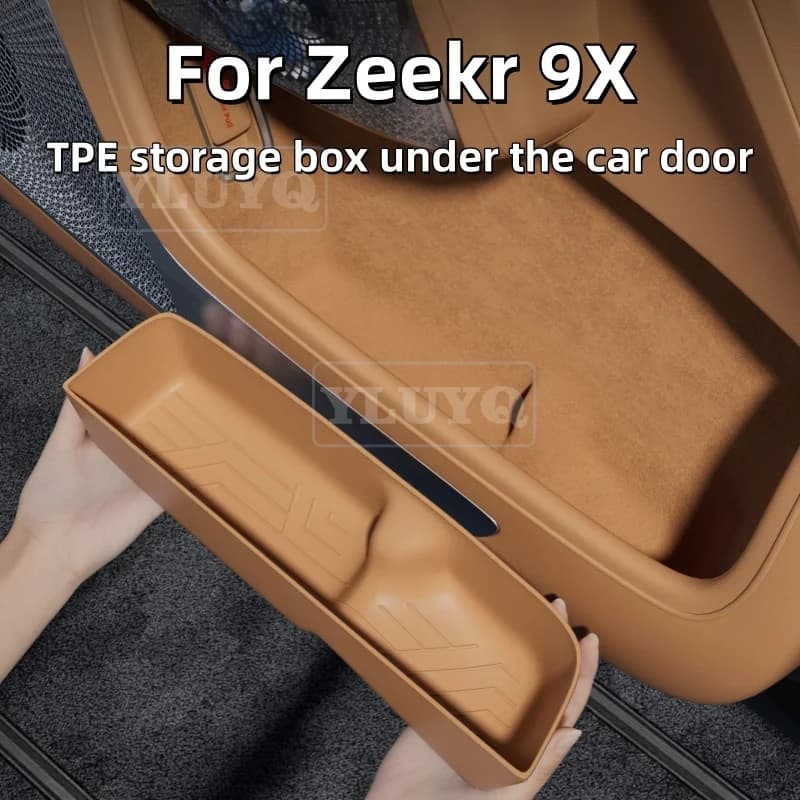Organizer per vano portaoggetti inferiore per auto Zeekr 9X, tappetino antirumore, accessorio per modifica interni