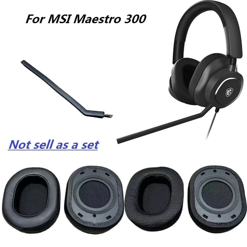 Original Earring Bearings for MSI Master 300 Earrings spare parts microphone ear pads spare parts
