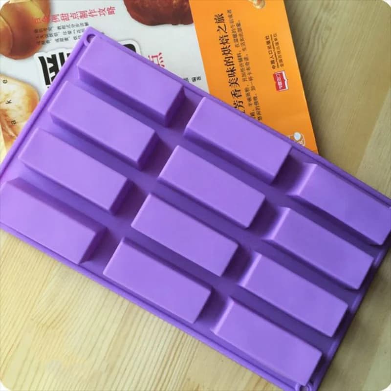 Stampi per torte quadrati in silicone Stampi per cereali Mousse Formaggio Stampi per sapone al cioccolato Stampi per cubetti di ghiaccio Forniture per cottura fai da te