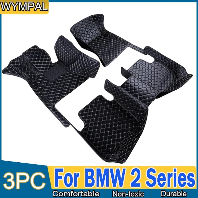 Car mats for BMW Series 2 Gran Tourer 7 places 216i 218i 220i 225i 216d 218d 220d 2014-2020 19 18 17 16 15 Interior