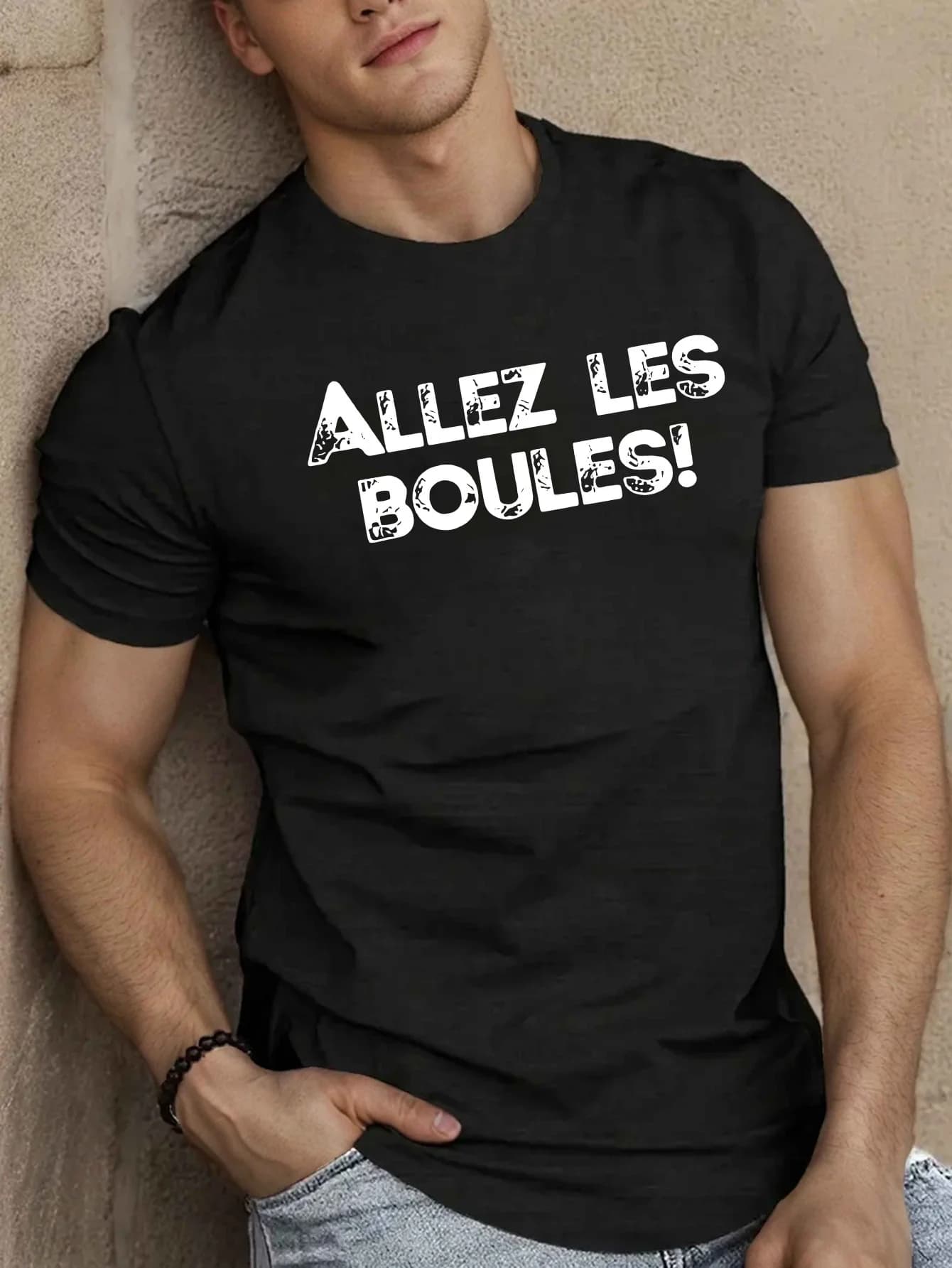 T-shirt divertente da uomo a maniche corte, top estivo