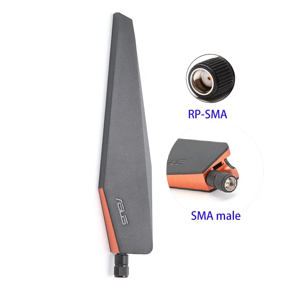 Antenna omnidirezionale potenziata con segnale di frequenza dual band 2.4G 5G 5.8G SMA adatta per antenna WIFI router ASUS GT-AC5300